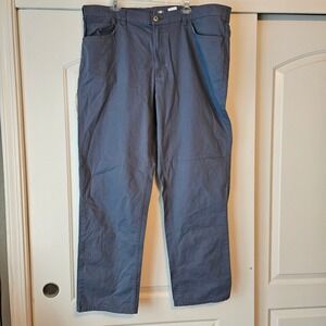 NWT Oak Hill Men 5-Pocket Straight Fit Pants Blue 44 34 Stretch Chino Minimalist